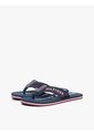 Sandalias Azul De Tiras De Textil Trenzado Con Logo Tommy Hilfiger de Tommy Hilfiger