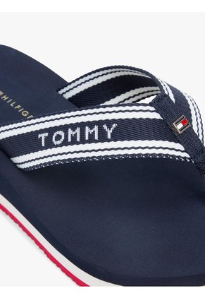 Sandalias Multicolor De Cuña Con Tira Trenzada Tommy Hilfiger