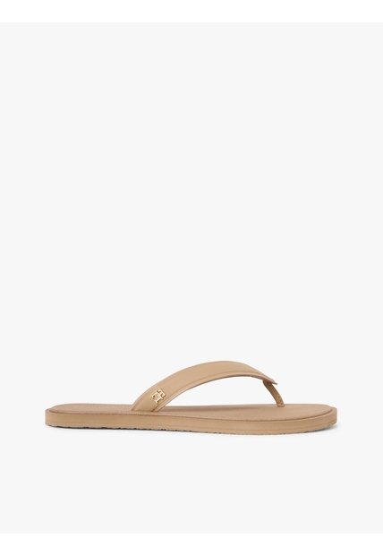 Sandalias Beige Con Monograma TH Tommy Hilfiger