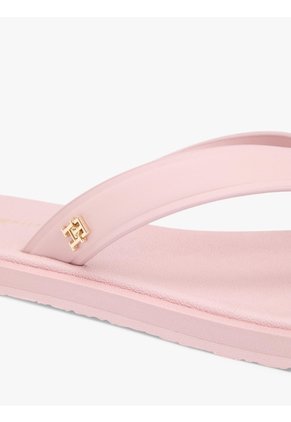 Sandalias Rosa Con Monograma TH Tommy Hilfiger