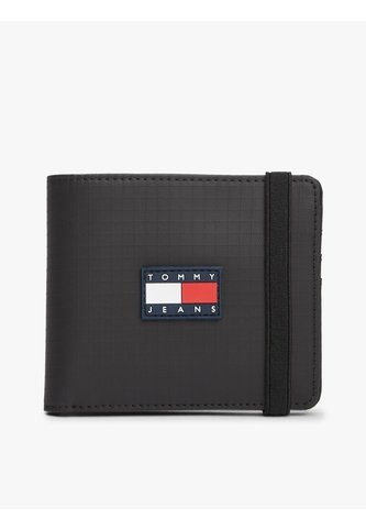 Billetera Negra Daily Tech Con Logo Engomado Tommy Hilfiger Tommy Hilfiger