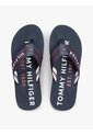 Sandalias Azul De Tiras De Textil Trenzado Con Logo Tommy Hilfiger de Tommy Hilfiger
