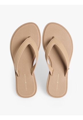 Sandalias Beige Con Monograma TH Tommy Hilfiger