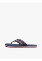 Sandalias Azul De Tiras De Textil Trenzado Con Logo Tommy Hilfiger de Tommy Hilfiger