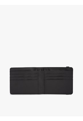Billetera Negra Daily Tech Con Logo Engomado Tommy Hilfiger