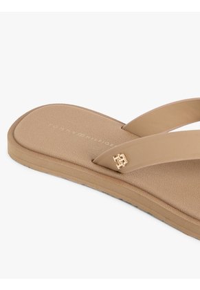 Sandalias Beige Con Monograma TH Tommy Hilfiger