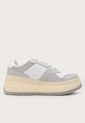 Tenis Lifestyle Gris-Blanco-Beige Tommy Hilfiger Jeans de Tommy Hilfiger