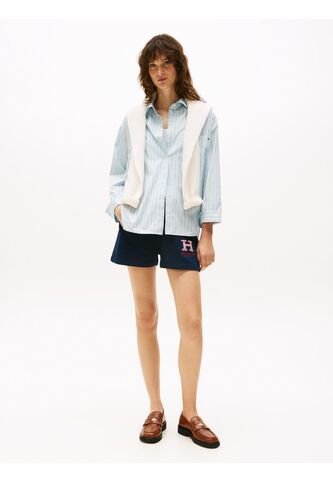 Bermudas Azul Americana Con Logo Tommy Hilfiger Tommy Hilfiger