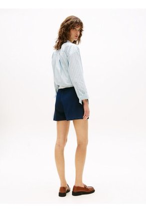 Bermudas Azul Americana Con Logo Tommy Hilfiger