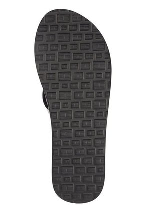 Sandalias Negro Con Logo Tommy Hilfiger