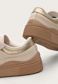 Tenis Lifestyle Beige-Café-Dorado Tommy Hilfiger de Tommy Hilfiger