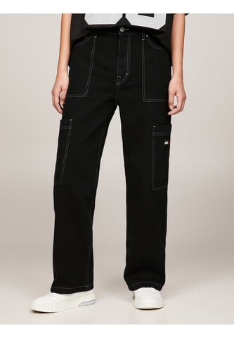 Jeans Negro Tommy Remastered Carpenter Negros Tommy Jeans Tommy Hilfiger