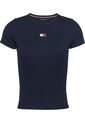Camiseta Azul De Corte Slim Con Parche Tommy Jeans de Tommy Hilfiger