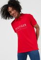 Camiseta Polo Rojo-Blanco-Azul Tommy Hilfiger de Tommy Hilfiger