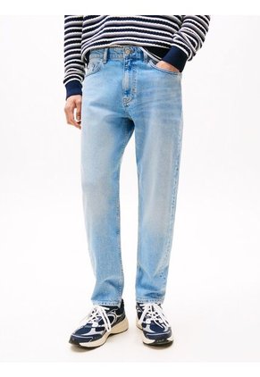 Jeans Azul Isaac Amplios Y Desteñidos De Pierna Cónica Tommy Jeans