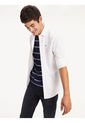 Camisa Blanca De Algodón Slim Fit Para Hombre Tommy Jeans de Tommy Hilfiger