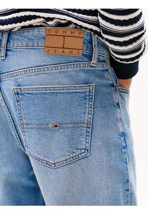 Jeans Azul Isaac Amplios Y Desteñidos De Pierna Cónica Tommy Jeans