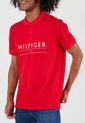 Camiseta Polo Rojo-Blanco-Azul Tommy Hilfiger de Tommy Hilfiger