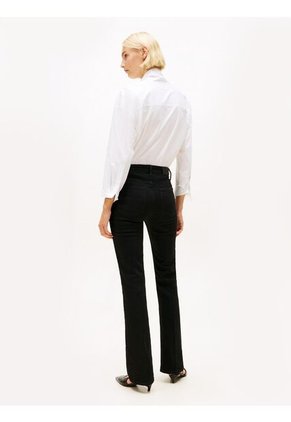 Jeans Negro Bootcut Negros De Talle Alto Tommy Hilfiger