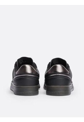 Tenis Negro The Greenwich De Cuero Con Logo Tommy Hilfiger