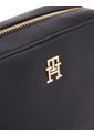 Bolso Negro Cruzado Con Logo Metalizado Tommy Hilfiger de Tommy Hilfiger