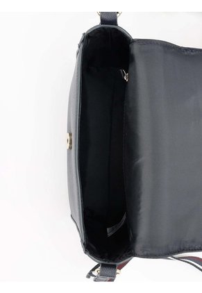 Bolso Azul Cruzado Con Solapa Tommy Hilfiger