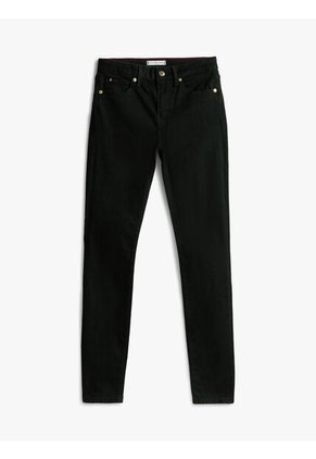 Jeans Negro Como Ceñidos Negros De Talle Medio Tommy Hilfiger
