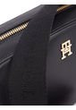 Bolso Negro Cruzado Con Logo Metalizado Tommy Hilfiger de Tommy Hilfiger