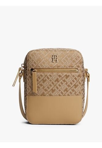 Bolso Beige Crossover Jacquard Tommy Hilfiger Tommy Hilfiger