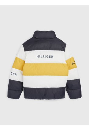 Cazadora Niño Acolchada Impermeable Con Bloque De Colores Tommy Hilfiger