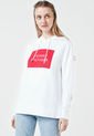 Hoodie Blanco-Rojo Tommy Hilfiger de Tommy Hilfiger