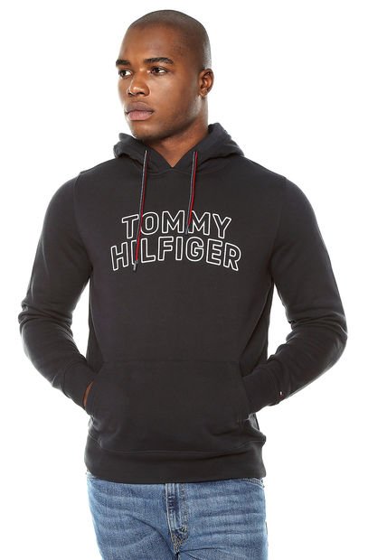 Buzo Negro Tommy Hilfiger