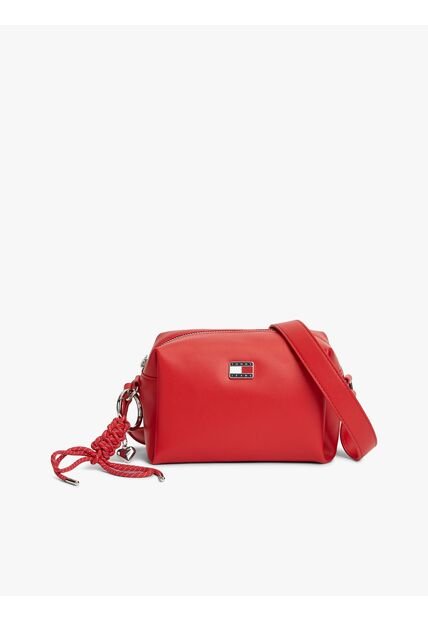 Bolso Rojo Cruzado Con Logo Tommy Hilfiger
