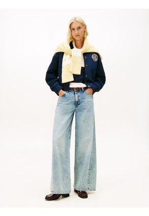 Chaqueta Azul Varsity Fleece Bomber Tommy Hilfiger
