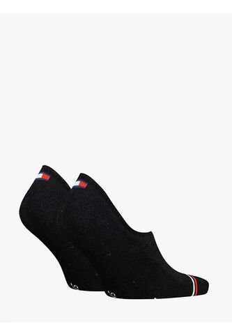 Pack Negro De Dos Pares De Medias Tobilleros Tommy Hilfiger Tommy Hilfiger