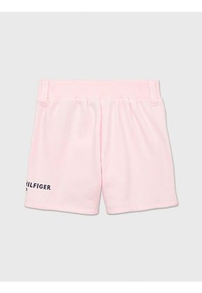 Bermudas Para Niña Adaptive Con Logo Rosa Tommy Hilfiger