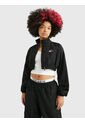 Chaqueta Cropped Mujer Negro Tommy Jeans de Tommy Hilfiger