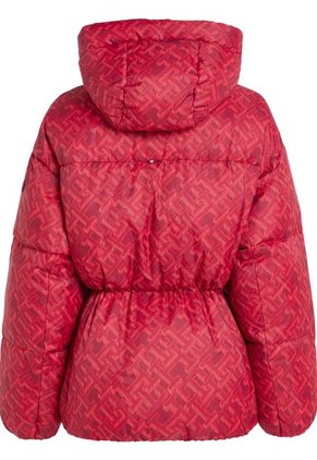 Chaqueta Acolchada Con Gorro New York Th Warm Mujer Rojo Tommy Hilfiger