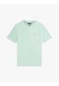 Camiseta Verde De Cuello Redondo Con Logo Bordado Tommy Hilfiger de Tommy Hilfiger