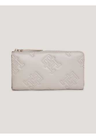 Billetera Grande Con Estampado Del Monograma Th Tommy Hilfiger Tommy Hilfiger