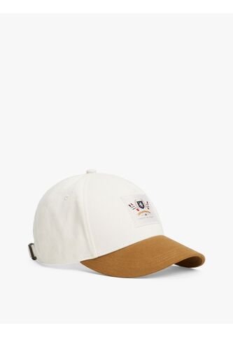 Gorra Blanca Con Parche Del Escudo Tommy Hilfiger Tommy Hilfiger