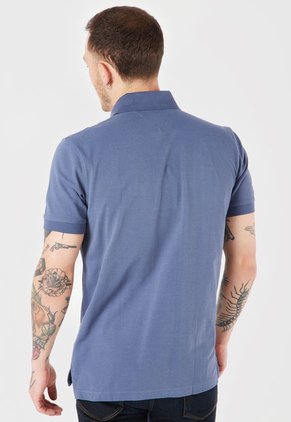 Polo Azul Grisáceo Tommy Hilfiger