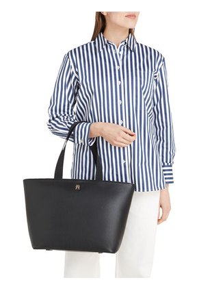 Bolso Negro Im Latam Tote Tommy Hilfiger