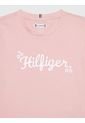 Camiseta Niña Rosada Con Logo Floral Tommy Hilfiger de Tommy Hilfiger