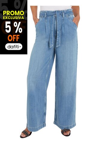 Pantalón Jeans Para Mujer Azul Tommy Hilfiger Tommy Hilfiger