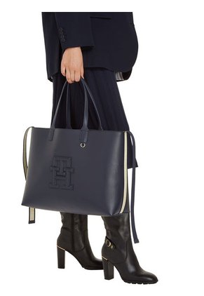 Bolso Tote Iconic Con Logo Distintivo Tommy Hilfiger