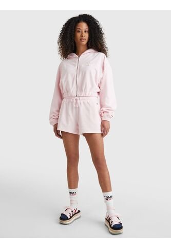 Hoodie Con Hoodie Y Logo Mujer Rosa Tommy Jeans Tommy Hilfiger