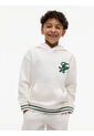 Hoodie Blanco Con Capota Y Logo Bordado Tommy Hilfiger de Tommy Hilfiger