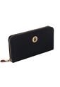 Billetera Negra Poppy Con Cierre De Cremallera Tommy Hilfiger de Tommy Hilfiger