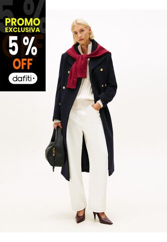 Jeans Blanco Denim De Corte Barrel Tommy Hilfiger Tommy Hilfiger